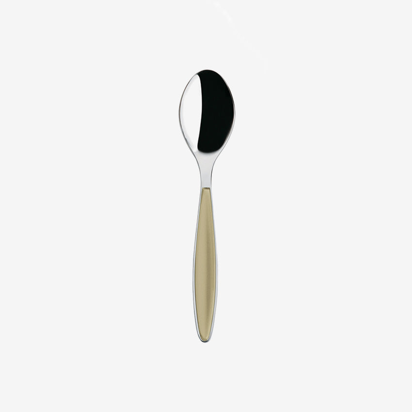 Guzzini Feeling Teaspoon Set - Premium Stainless Steel Tea Spoons for Coffee, Dessert, and Tea - Perfect for Home, Cafe, and Restaurant Use