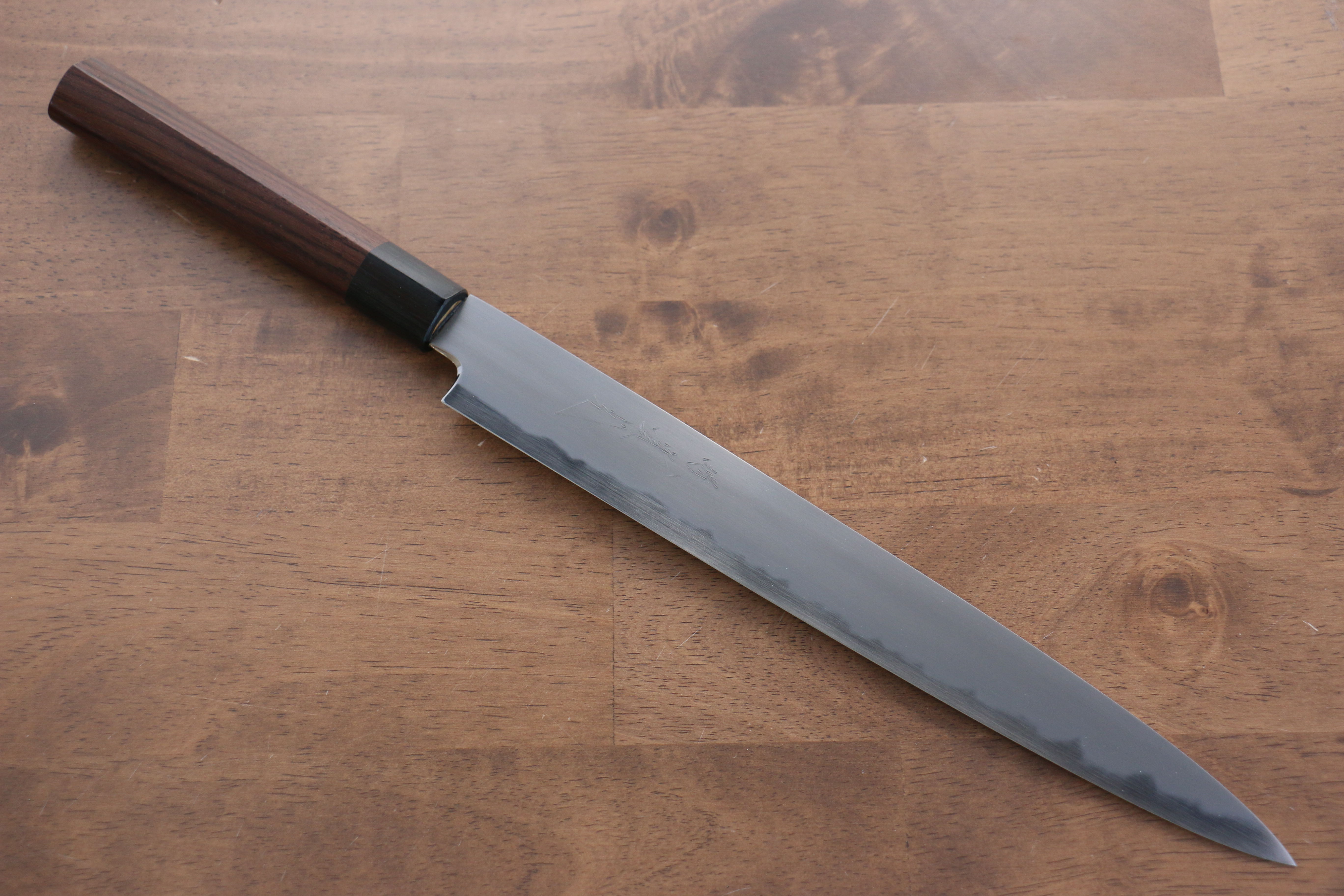 Premium Jikko White Steel No.2 Sujihiki 270mm - Japanese Chef Knife with Exquisite Shitan Handle for Slicing Meat, Sushi & Precision Cutting - Perfect for Professional Chefs & Home Cooking Enthusiasts