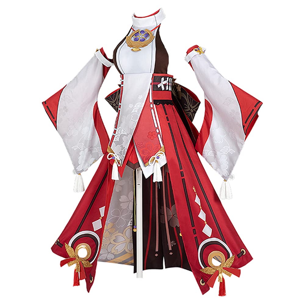 Genshin Impact Yae Miko Cosplay Costume - Anime Game Character Outfit for Halloween, Conventions, and Themed Parties