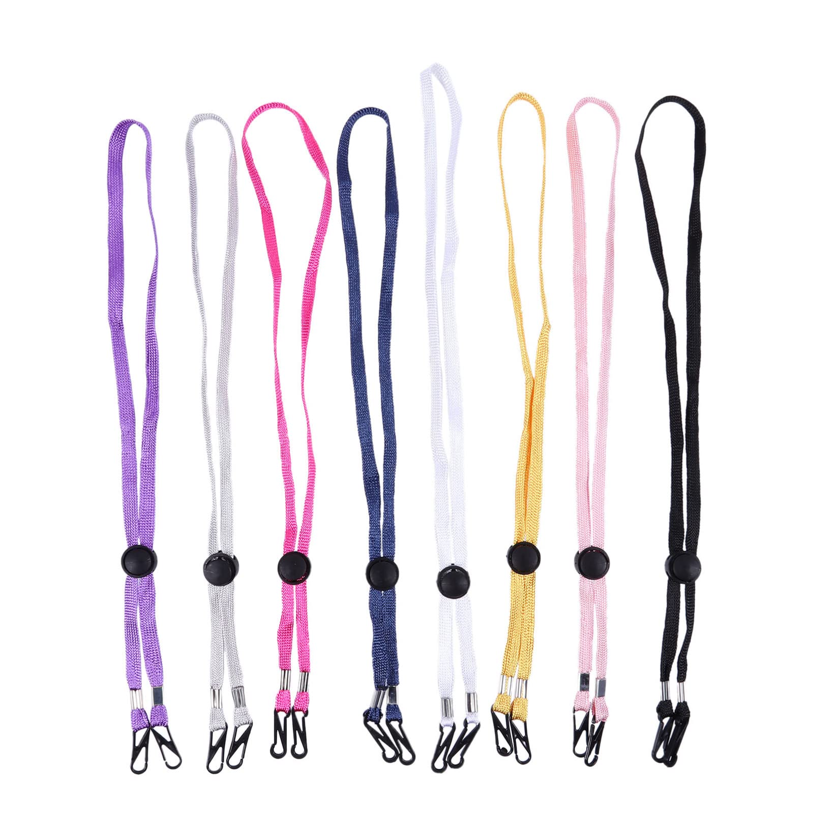 EXCEART Adjustable Neck Lanyard for ID Cards & Glasses - Office, School, Lab Use