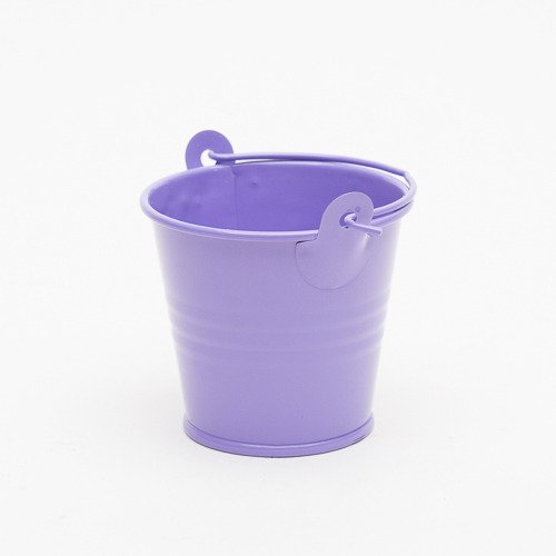 Richland Iron Favor Buckets - Purple 2 Inch (Set of 100) - Perfect for Wedding Decorations, Party Favors & DIY Crafts