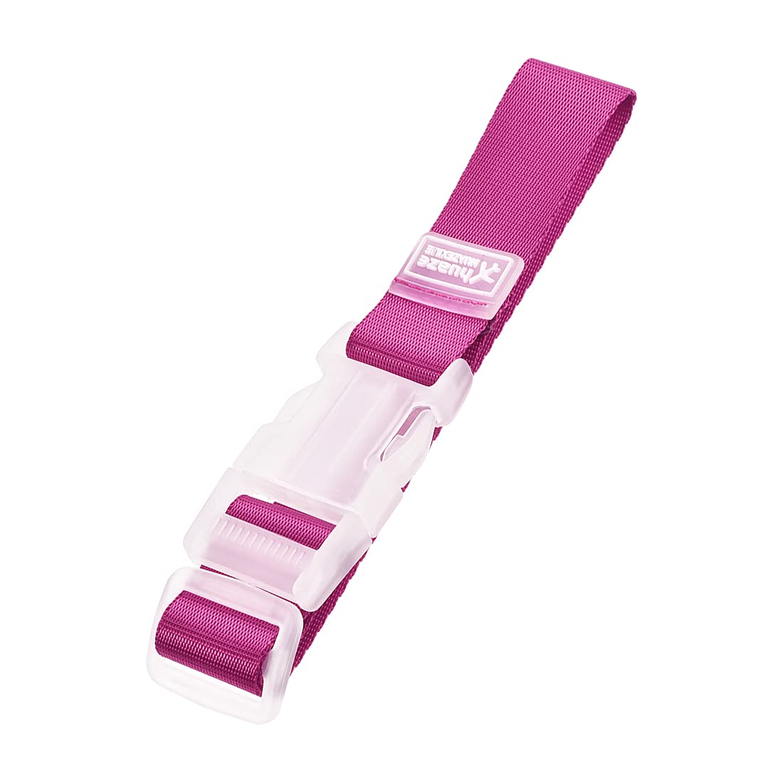 Adjustable Nylon Luggage Strap with Buckle - 300x25mm Suitcase Connect Belt for Travel Accessories (Pink) | Perfect for Securing Multiple Bags During Air Travel & Train Commutes