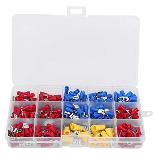 280PCS Wiring Connectors Kit - Electrical Wire Terminal & Crimp Connectors for Secure Circuit Connections - Ideal for Automotive, Home Wiring & DIY Electrical Projects