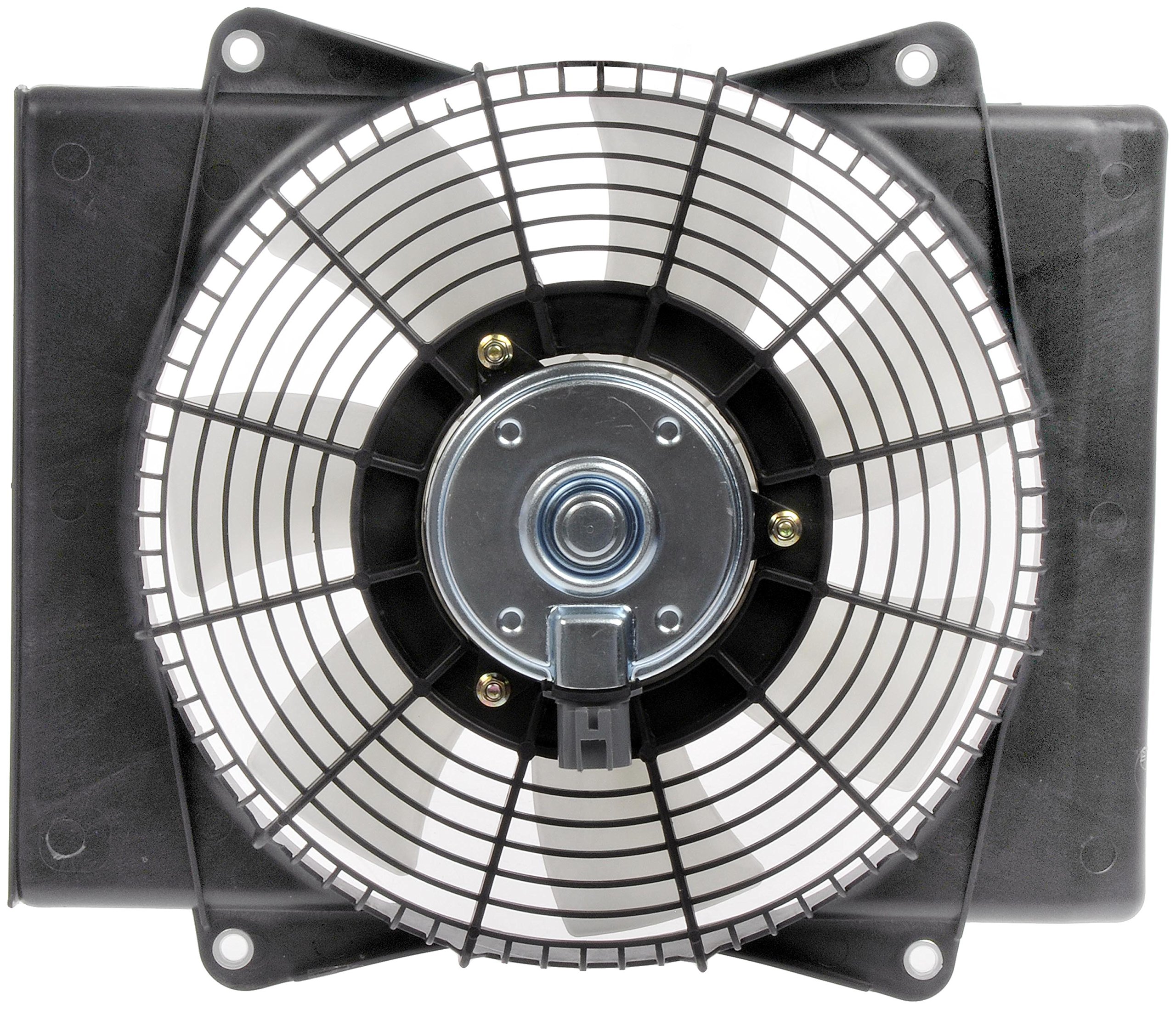 Dorman 620-5604 A/C Condenser Fan Assembly Replacement for Chevrolet Silverado, GMC Sierra, Isuzu i-Series - Perfect for Cooling System Repair & Summer AC Maintenance