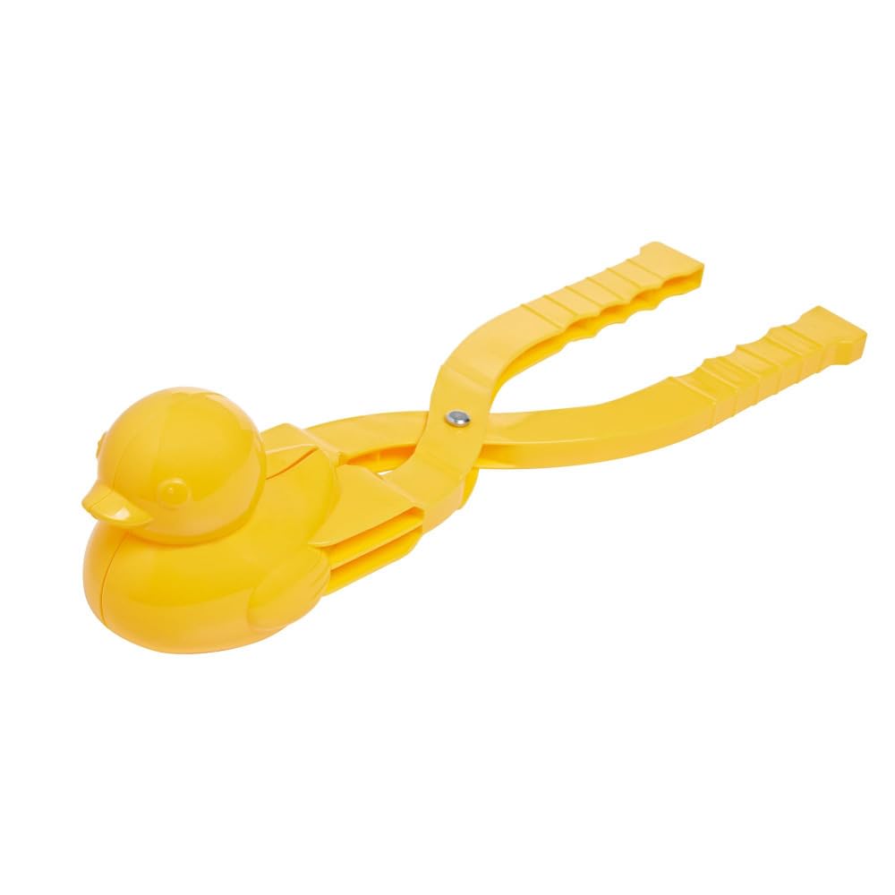 Durable Snowball Maker Tool with Handle for Kids & Adults - Cartoon Duck Design for Winter Outdoor Play - Perfect for Snowball Fights, Snowman Building & Family Fun Activities