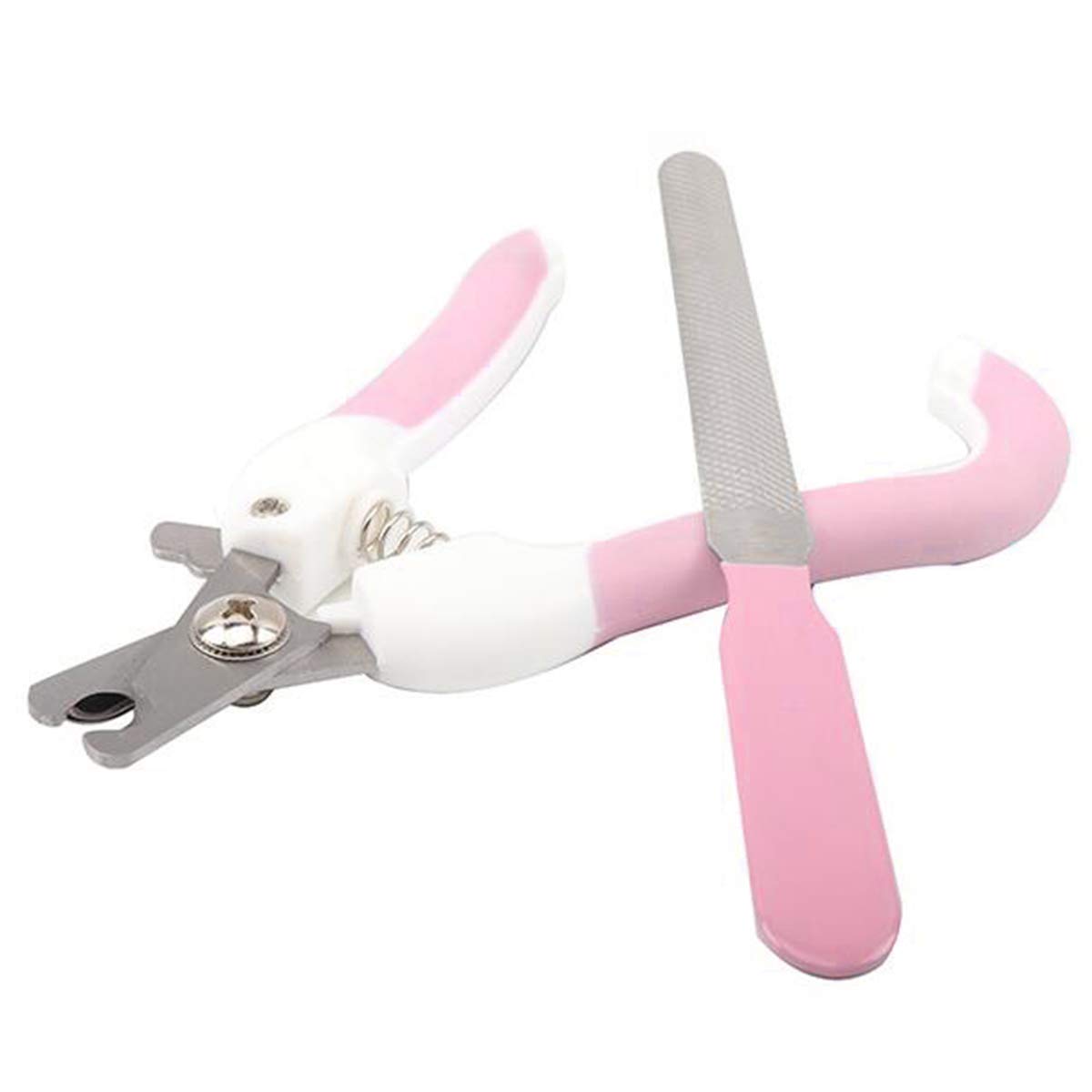 Petyoung Professional Pet Nail Clippers for Dogs & Cats - Safe Nail Trimmer with Lock & Nail File - Perfect for Grooming at Home or Vet Visits