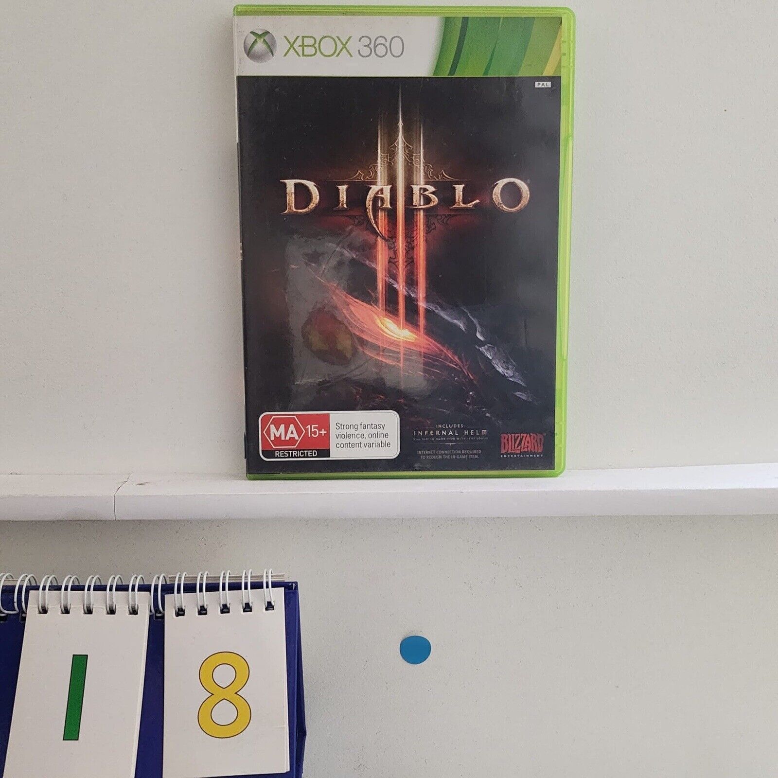 Diablo 3 III Xbox 360 Game with Manual - PAL Version - Action RPG Adventure for Xbox 360 - Perfect for Dark Fantasy Gaming Nights with Friends