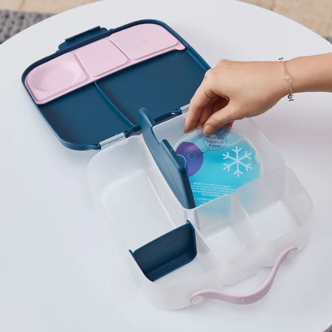 Premium BBox Gel Cooler Twin Pack - Reusable Ice Packs for Lunch Boxes, Sports Injuries & Pain Relief - Perfect for Picnics, Camping & First Aid Kits
