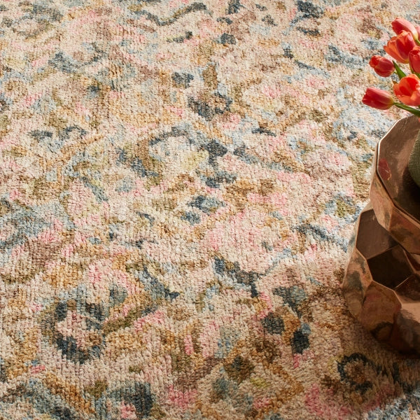 Dash & Albert Keira Multi Hand Knotted Jute Rug - Natural Fiber Area Rug for Living Room, Bedroom & Boho Home Decor - Eco-Friendly & Durable Floor Covering