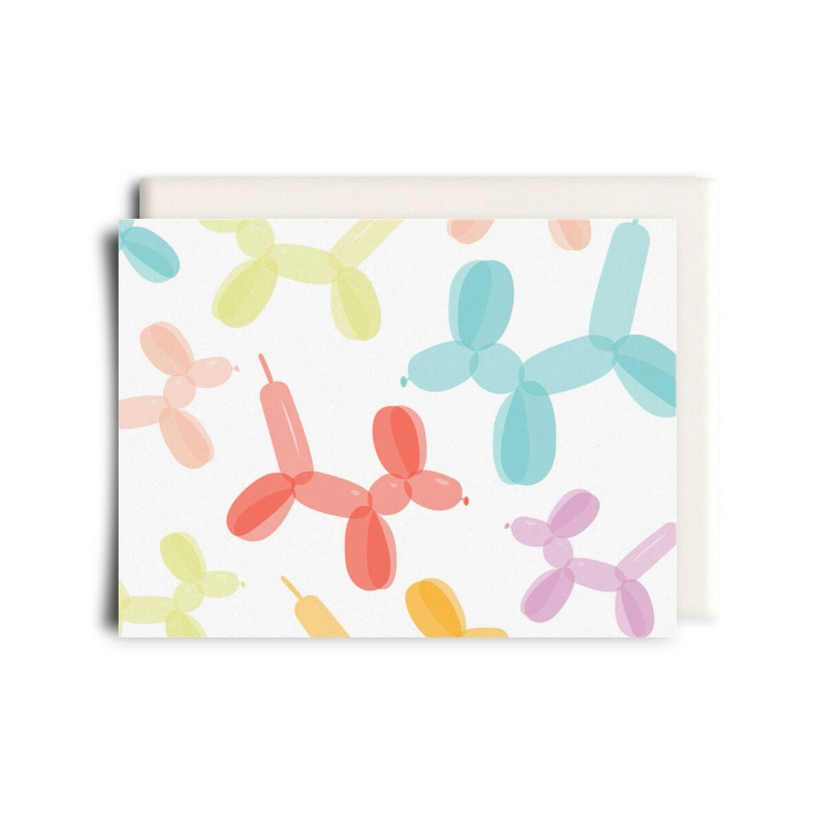 Funny Balloon Animals Birthday Card - Perfect for Kids' Parties & Celebrations - Great for Birthdays, Anniversaries & Special Occasions