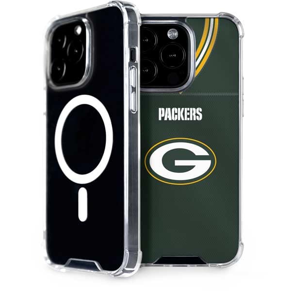 Skinit MagSafe iPhone 15 Pro Case - Officially Licensed NFL Green Bay Packers Jersey Design | Durable Protection for Everyday Use & Game Day