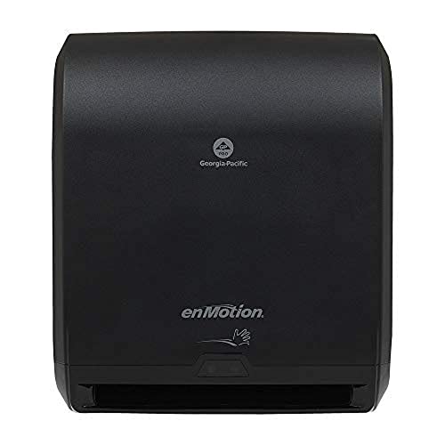 Georgia Pacific EnMotion 59462 Automatic Touchless Paper Towel Dispenser - Hands-Free, Hygienic, Black | Ideal for Restrooms, Kitchens, Offices & Public Spaces