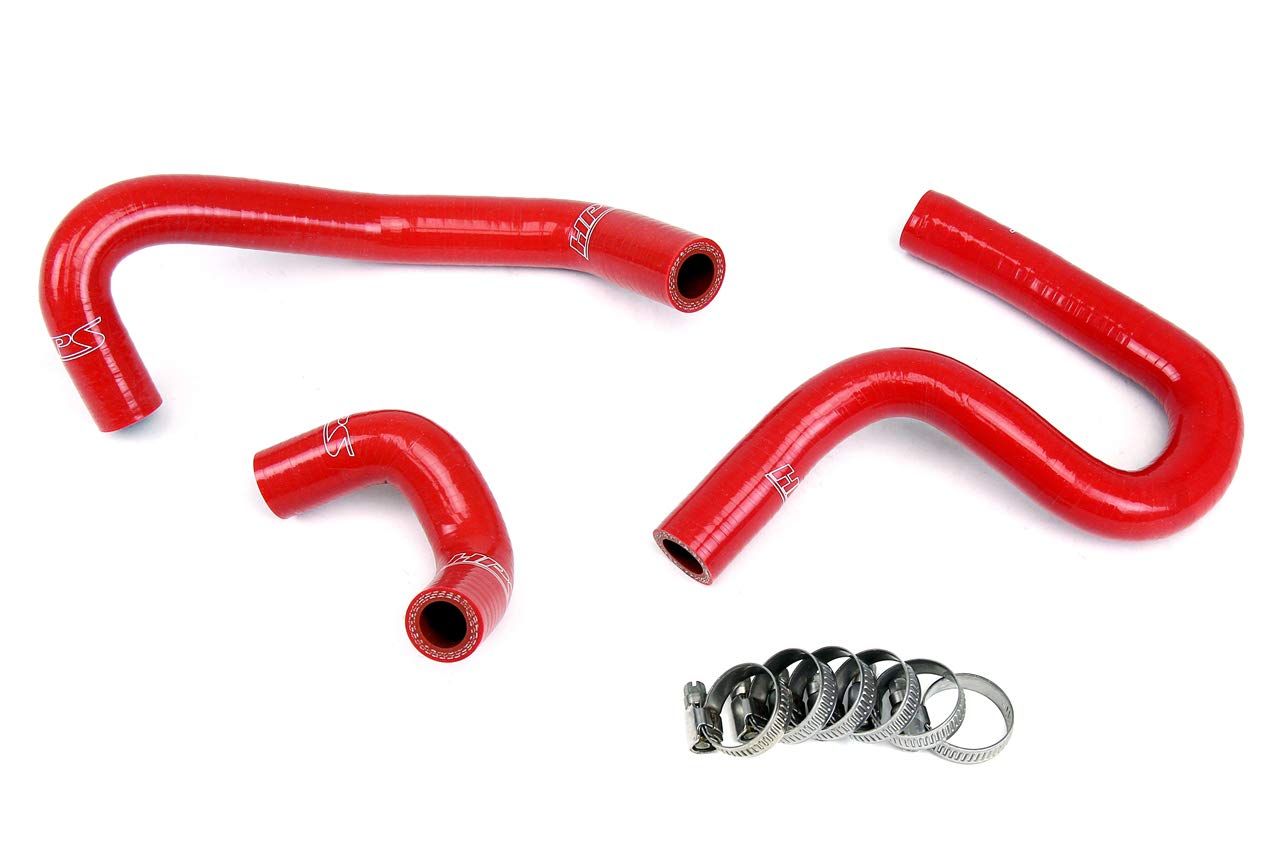 High-Performance HPS Red Silicone Heater Hose Kit - OEM Coolant Replacement 57-1763-RED - Perfect for Automotive Cooling System Upgrades & Engine Maintenance