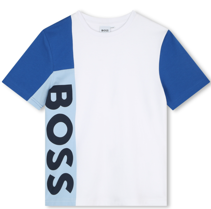 HUGO BOSS Men's Short Sleeve Logo T-Shirt - Classic Cotton Crew Neck Tee for Casual Wear & Everyday Outfits