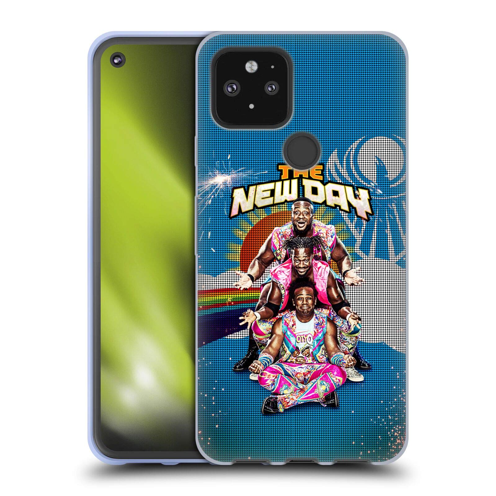 WWE The New Day Gel Case for Google Pixel 5 5G - Durable Protection for Wrestling Fans