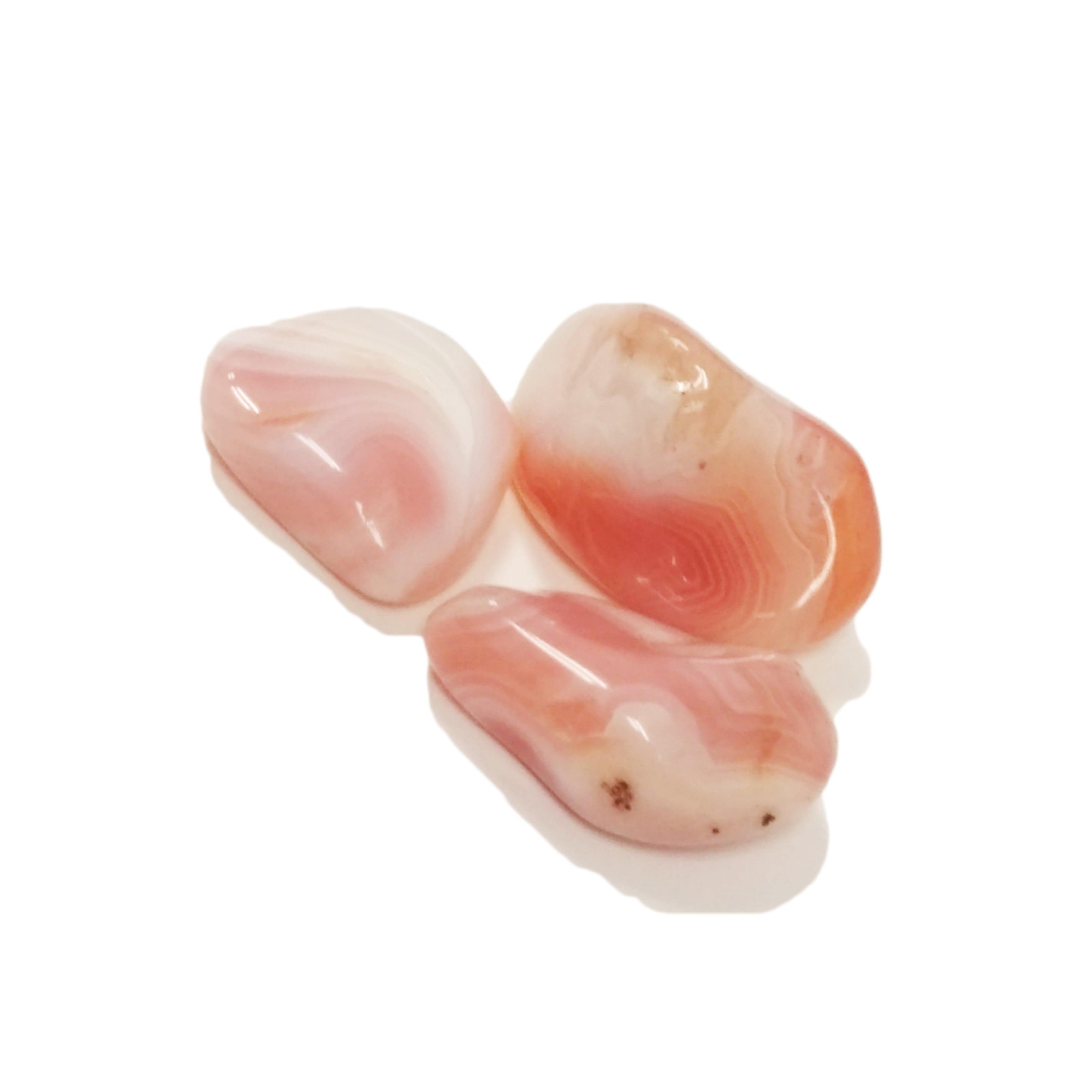 Healing Apricot Agate Tumbled Stones - Natural Pocket Worry Stones for Stress Relief, Meditation & Positive Energy - Perfect for Anxiety Relief, Chakra Balancing & Spiritual Healing