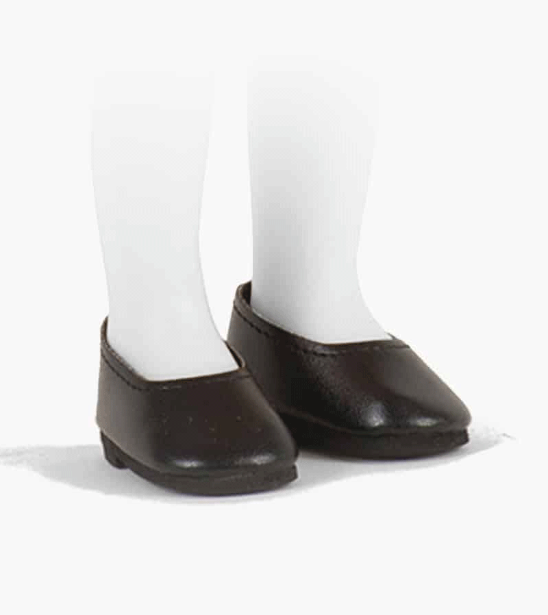 Black Ballerina Shoes for Amigas Girl Dolls - Perfect for Dress-Up, Playtime & Collectible Displays