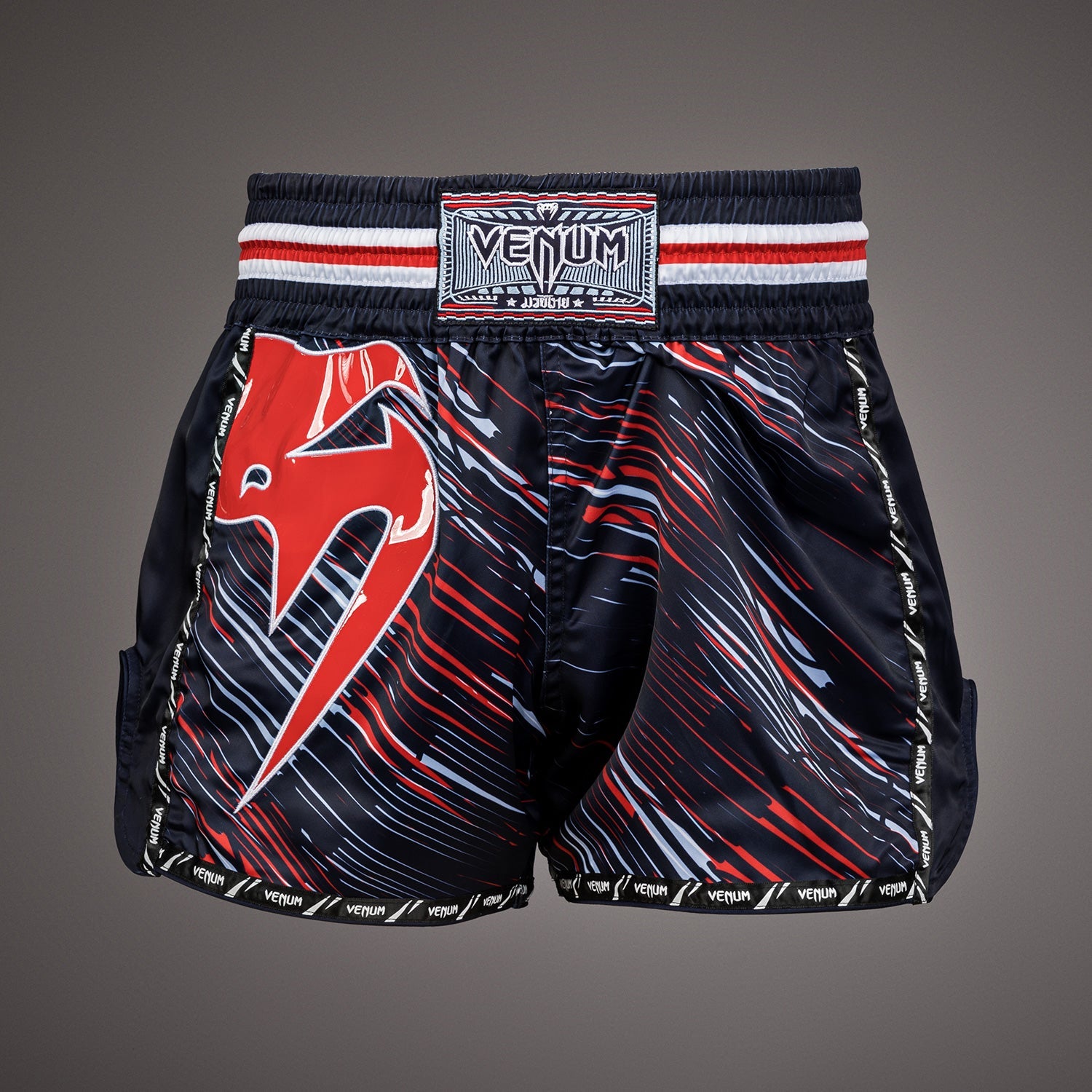 Venum Giant Muay Thai Shorts for Men - Premium MMA & Kickboxing Training Shorts in Red | Perfect for Muay Thai, MMA, Kickboxing & Combat Sports Training