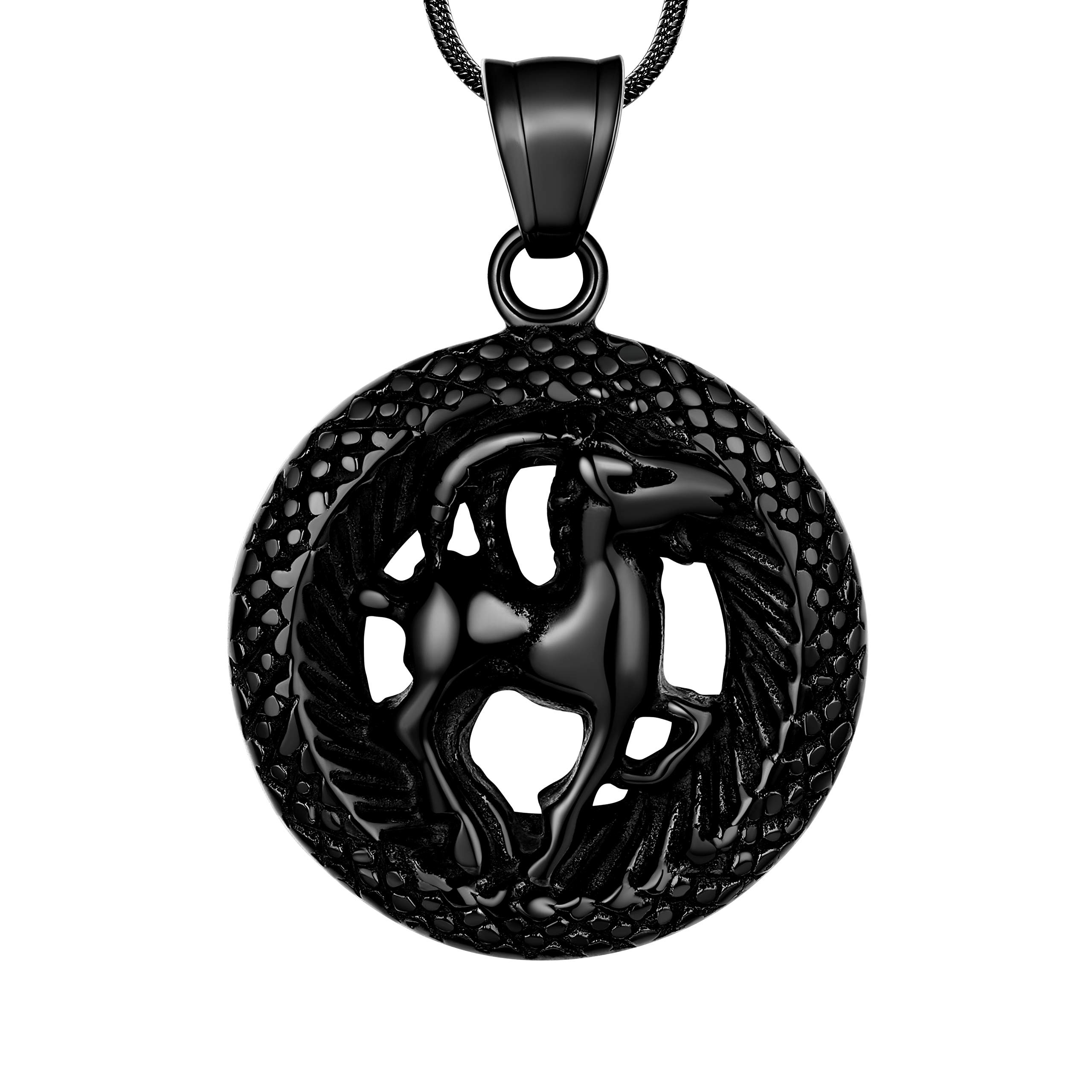 12 Zodiac Necklace 316L Stainless Steel Pendant - Birthday Gift for Men & Women