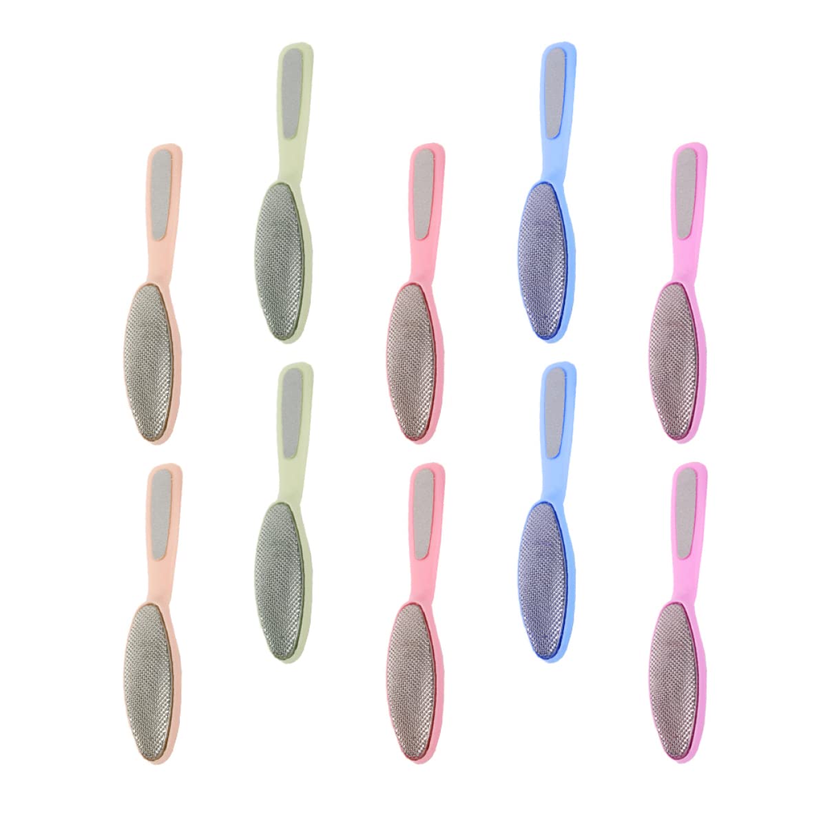 KALLORY 10Pcs Pedicure Tools Set - Foot File & Exfoliator for Home Spa Care