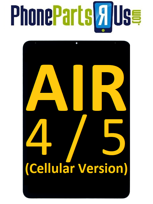 Original iPad Air 4 / Air 5 LCD Screen Replacement with Digitizer - Cellular Model - High-Quality Display Repair Part for Home & Office Use