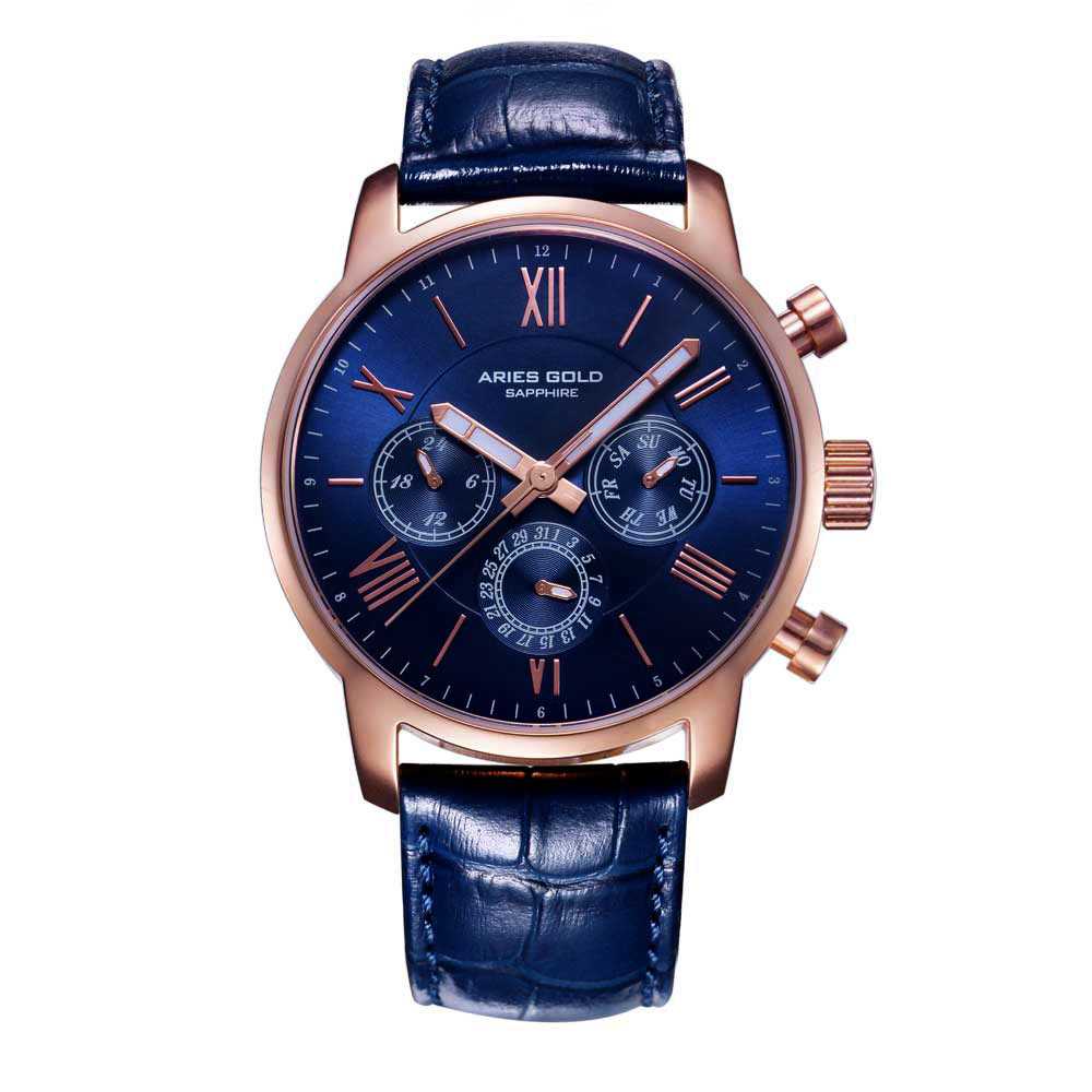 Aries Gold Urban Eternal G 103 RG BU - Stylish Rose Gold Watch for Men & Women - Perfect for Business, Casual & Formal Occasions