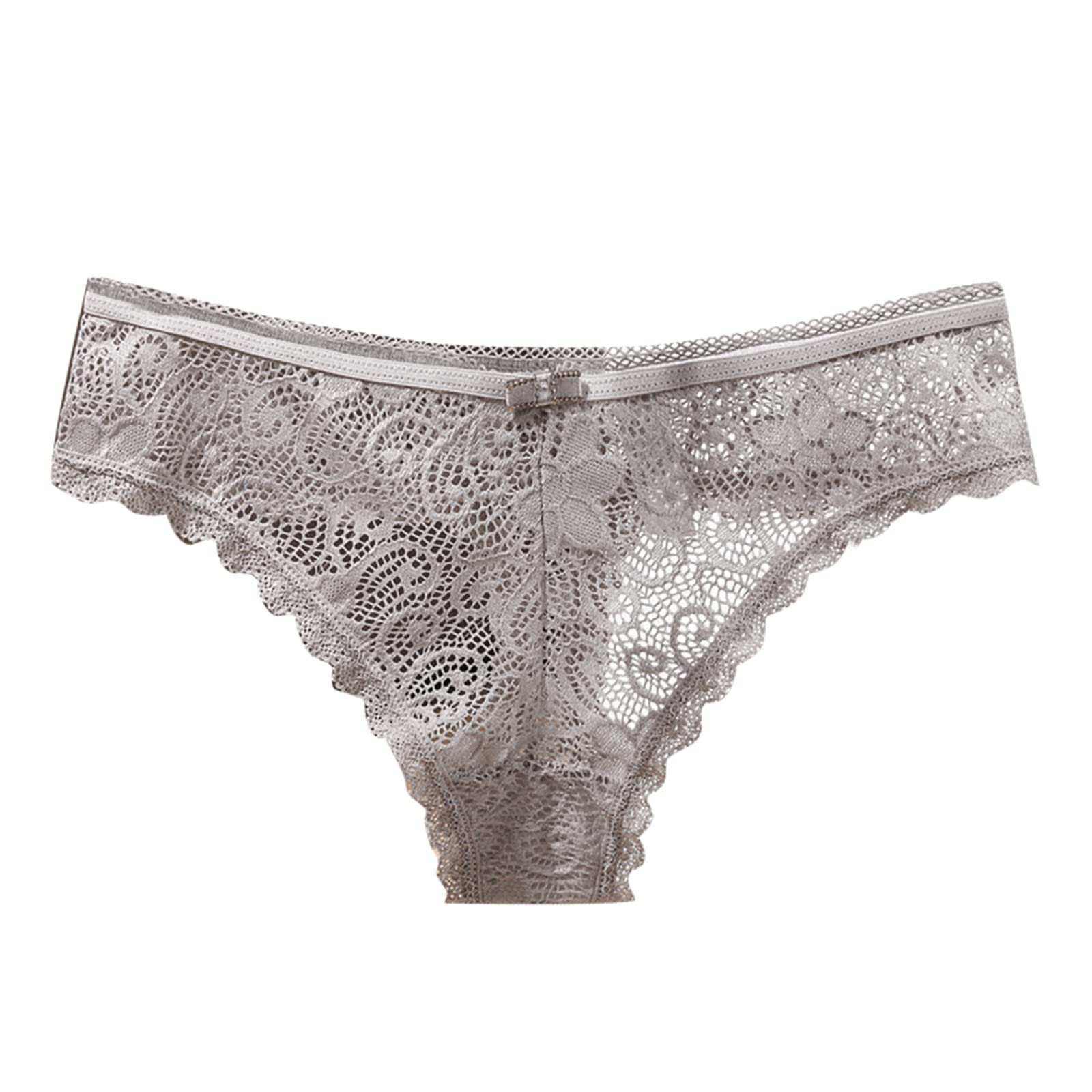 Women's Cotton Bikini Underwear - Soft Lace Hipster Panties with Stretch - Comfortable Full Briefs for Everyday Wear - Perfect for Work, Sleep & Lounge