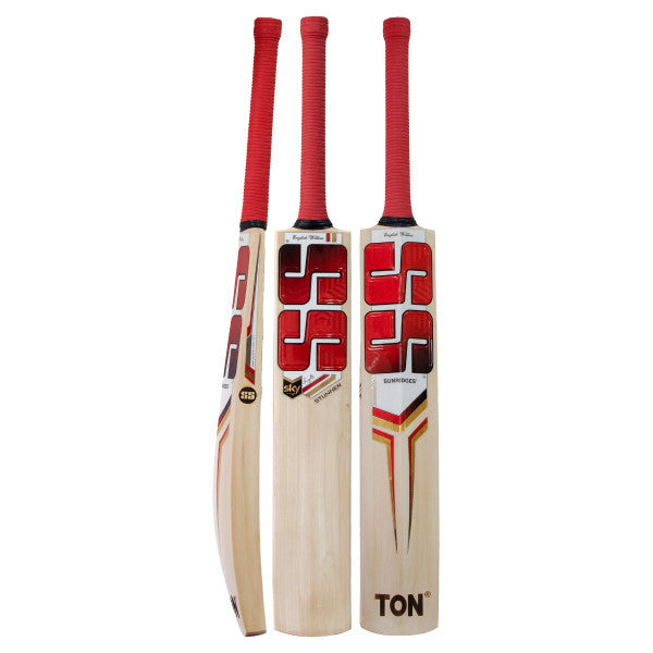 Premium SS SKY Stunner Cricket Bat - Professional Grade Red Willow Cricket Bat for Men & Women - Perfect for Practice, Matches & Training Sessions