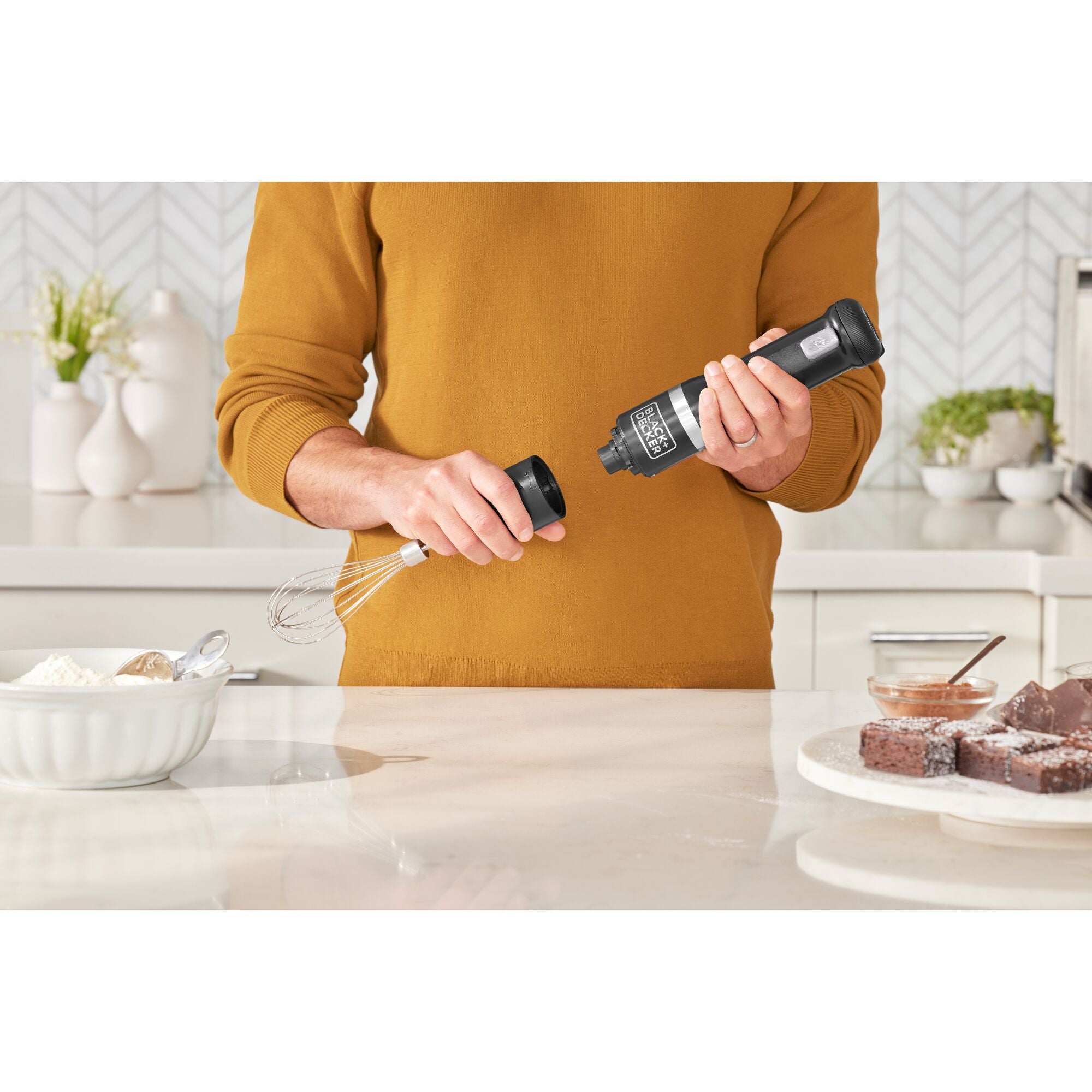 Kitchen Wand™ Cordless 3-in-1 Multi-Purpose Kitchen Tool - Black | Perfect for Chopping, Slicing & Grating Vegetables, Fruits & Cheese