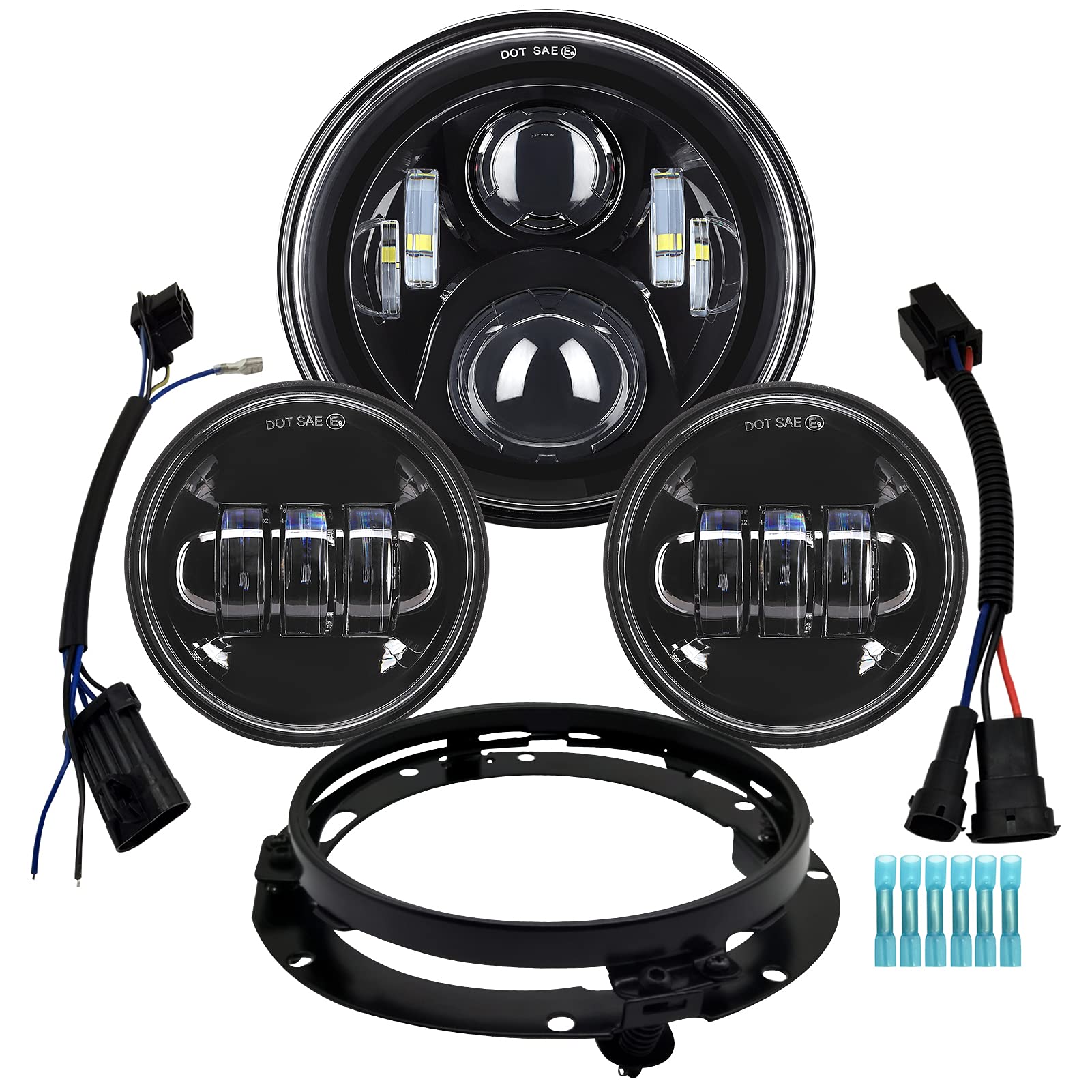 7 Inch Motorcycle LED Headlight with 4.5