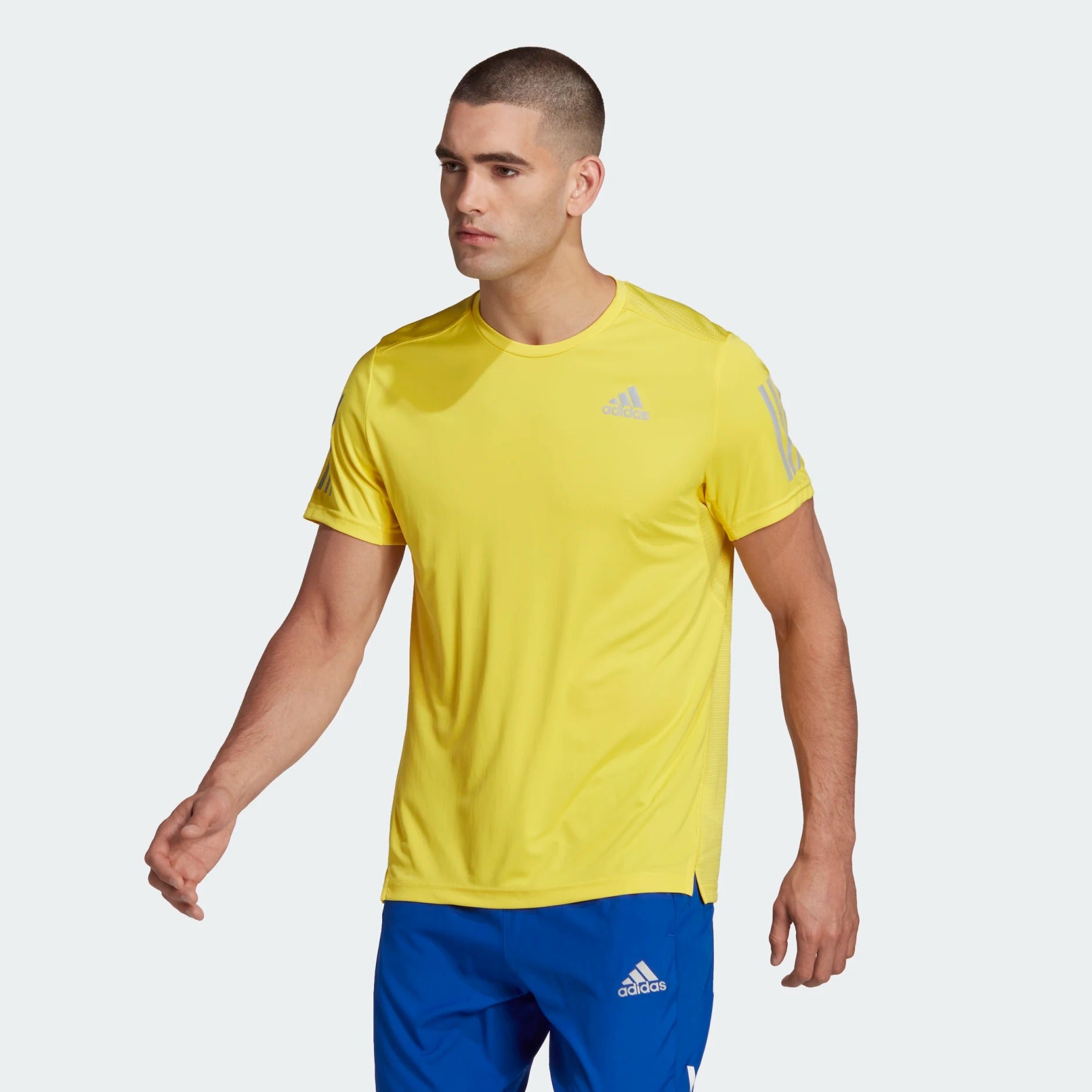 adidas Own the Run Men's Running T-Shirt - Lightweight Breathable Workout Top for Jogging, Gym & Training - Moisture Wicking Activewear