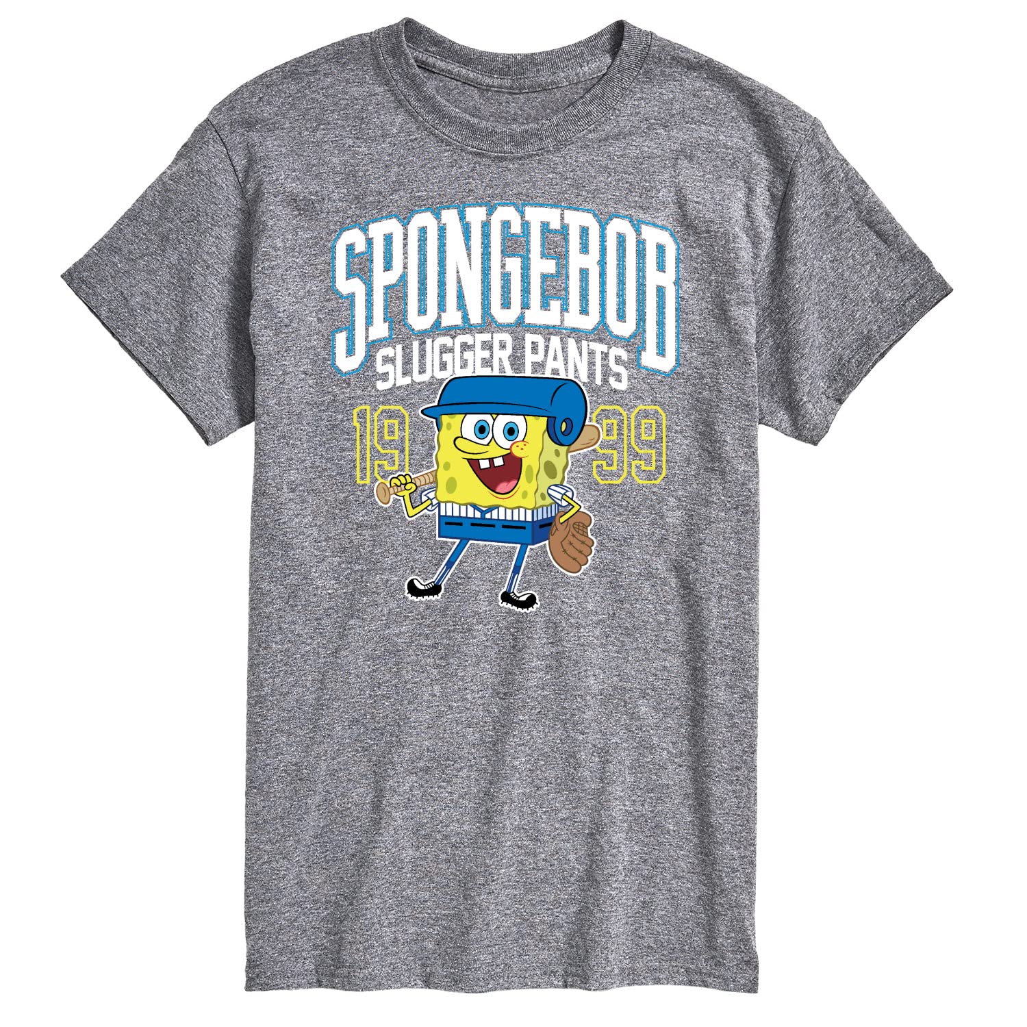 Spongebob Squarepants Men's Graphic T-Shirt | Short Sleeve Cartoon Tee | Soft Cotton Casual Shirt for Fans | Perfect for Cosplay, Gifts & Everyday Wear