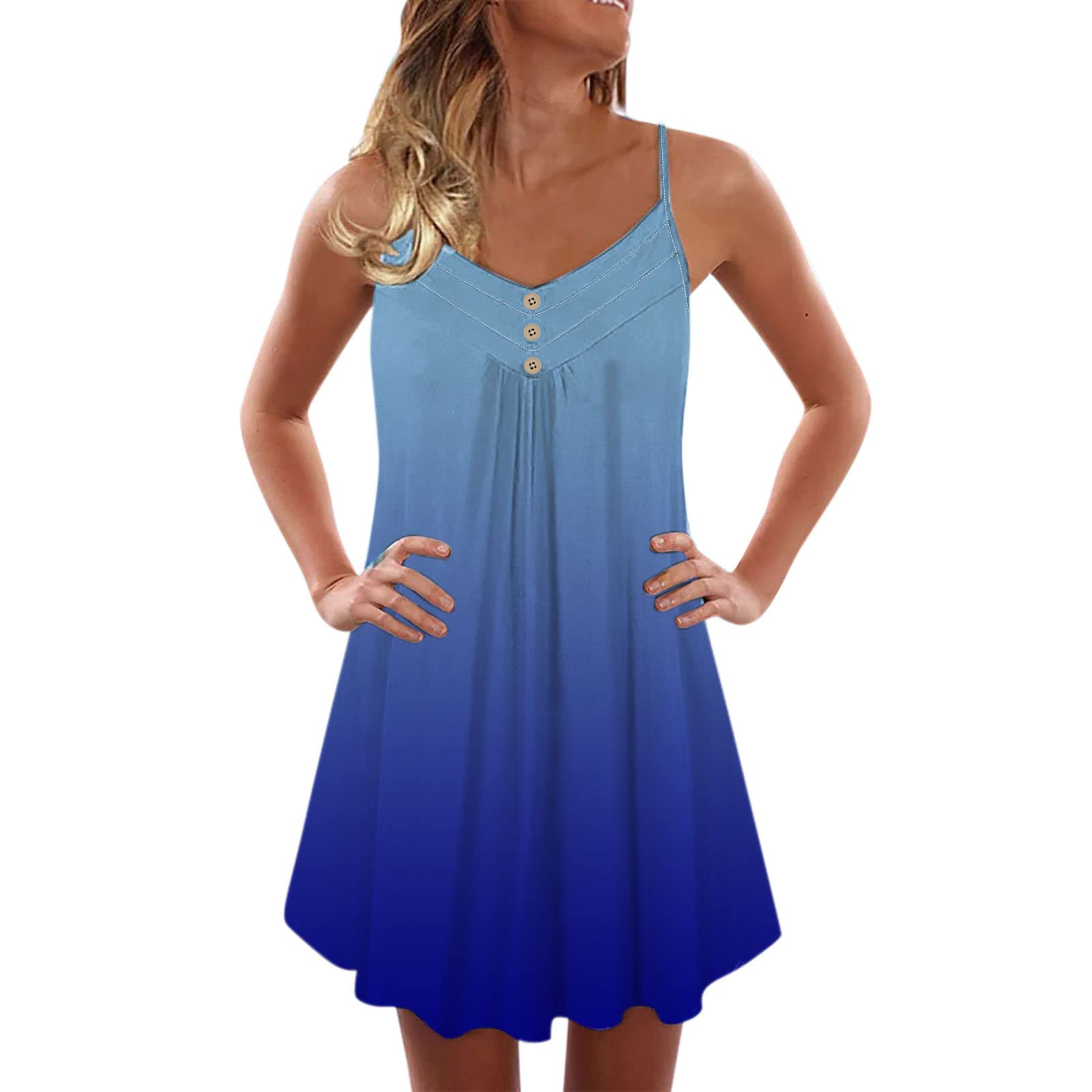Floral Maxi Dress for Women - Casual Spaghetti Strap Lace Flare Short Sleeve Split Beach Party Dress | Perfect for Summer Vacations, Beach Getaways & Outdoor Weddings