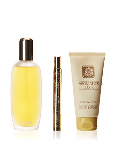 Clinique Aromatics Elixir Eau de Parfum 100ml Perfume Gift Set with Body Milk & 10ml Travel Size - Perfect for Gifts, Travel & Daily Fragrance Refresh