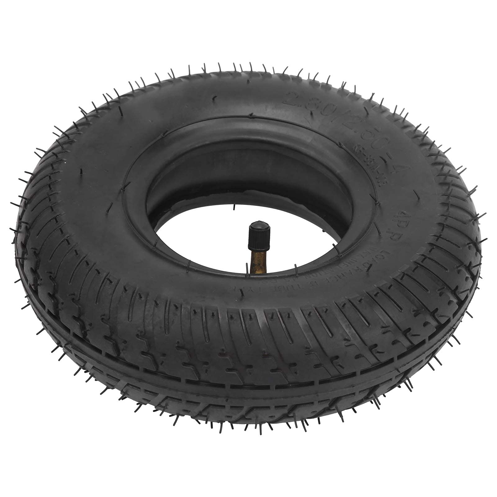 Alomejor 2.80x2.50-4 Electric Scooter Inner Tube - Replacement Inflated Tire for Scooter Wheels - Perfect for Commuting, City Travel & Outdoor Adventures