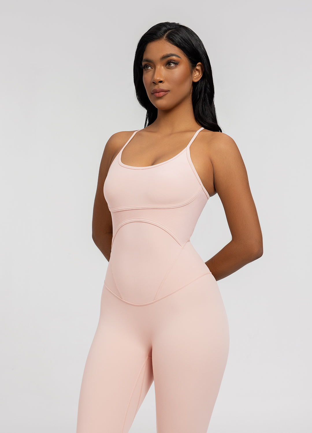 Contrology Crossback Bodysuit - Women's Seamless Dance Leotard for Yoga, Pilates & Ballet - Comfortable Stretchy Workout Bodysuit for Fitness & Performance
