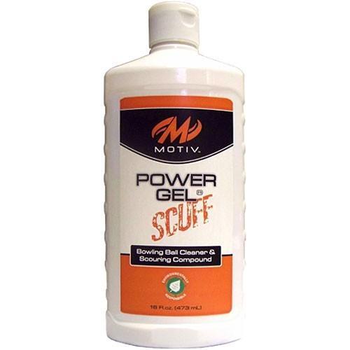 Motiv Power Gel Scuff 16 oz Bowling Ball Cleaner - Removes Oil & Dirt, Restores Grip - Perfect for Pro & Casual Bowlers at Home or Alley
