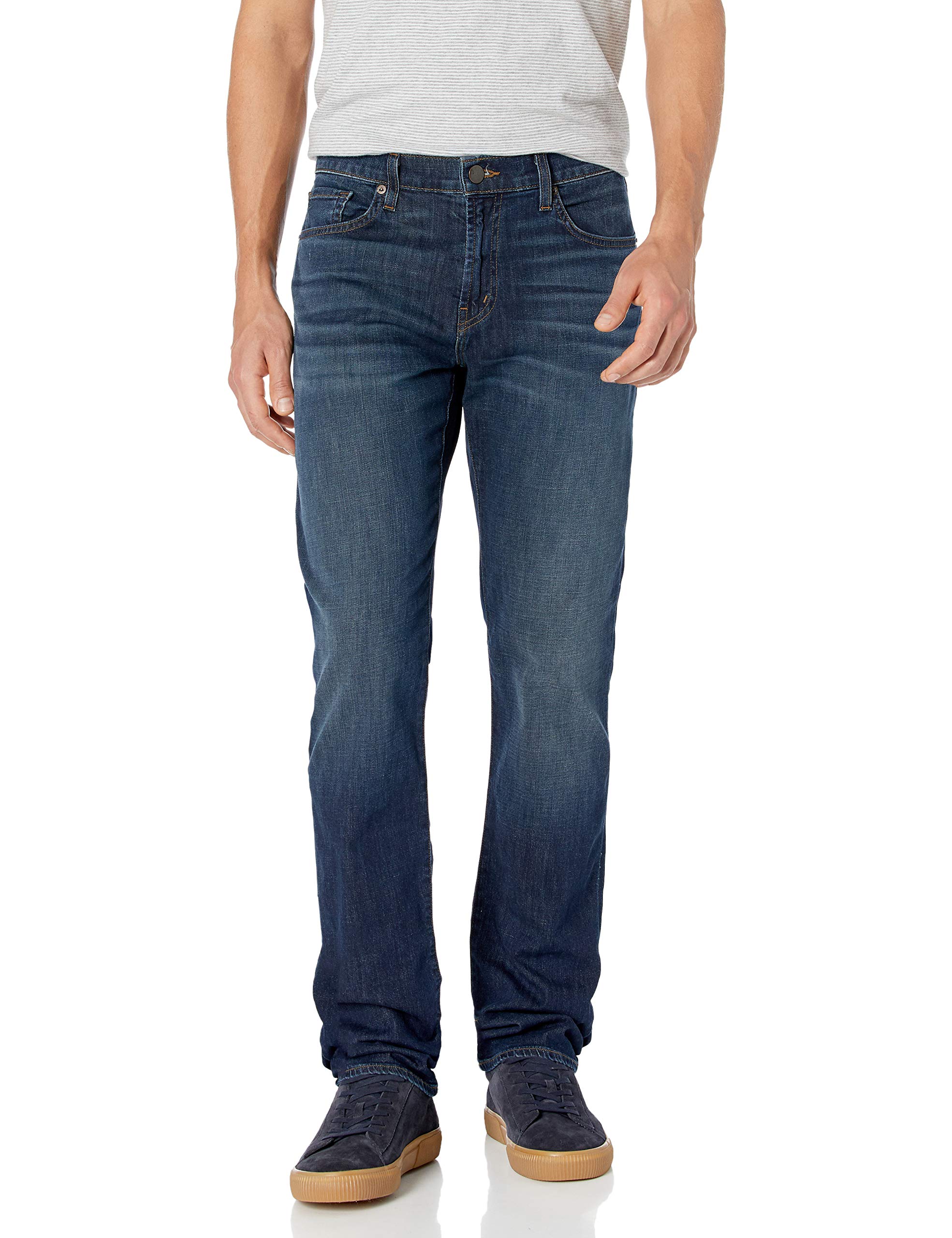 J Brand Men's Kane Straight Fit Five-Pocket Jeans | Premium Denim Pants for Casual & Business Wear | Comfortable Slim Straight Leg Design for Everyday Style