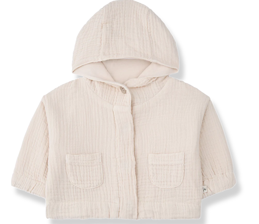 1+ in the Family Felix Lined Jacket for Babies & Toddlers (3M-24M) - Soft Warm Winter Coat for Outdoor Play & Daily Wear