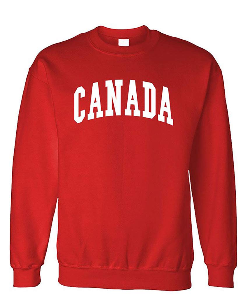 Canada Fleece Pullover Sweatshirt - Cozy & Warm Unisex Hoodie for Outdoor Adventures & Casual Wear