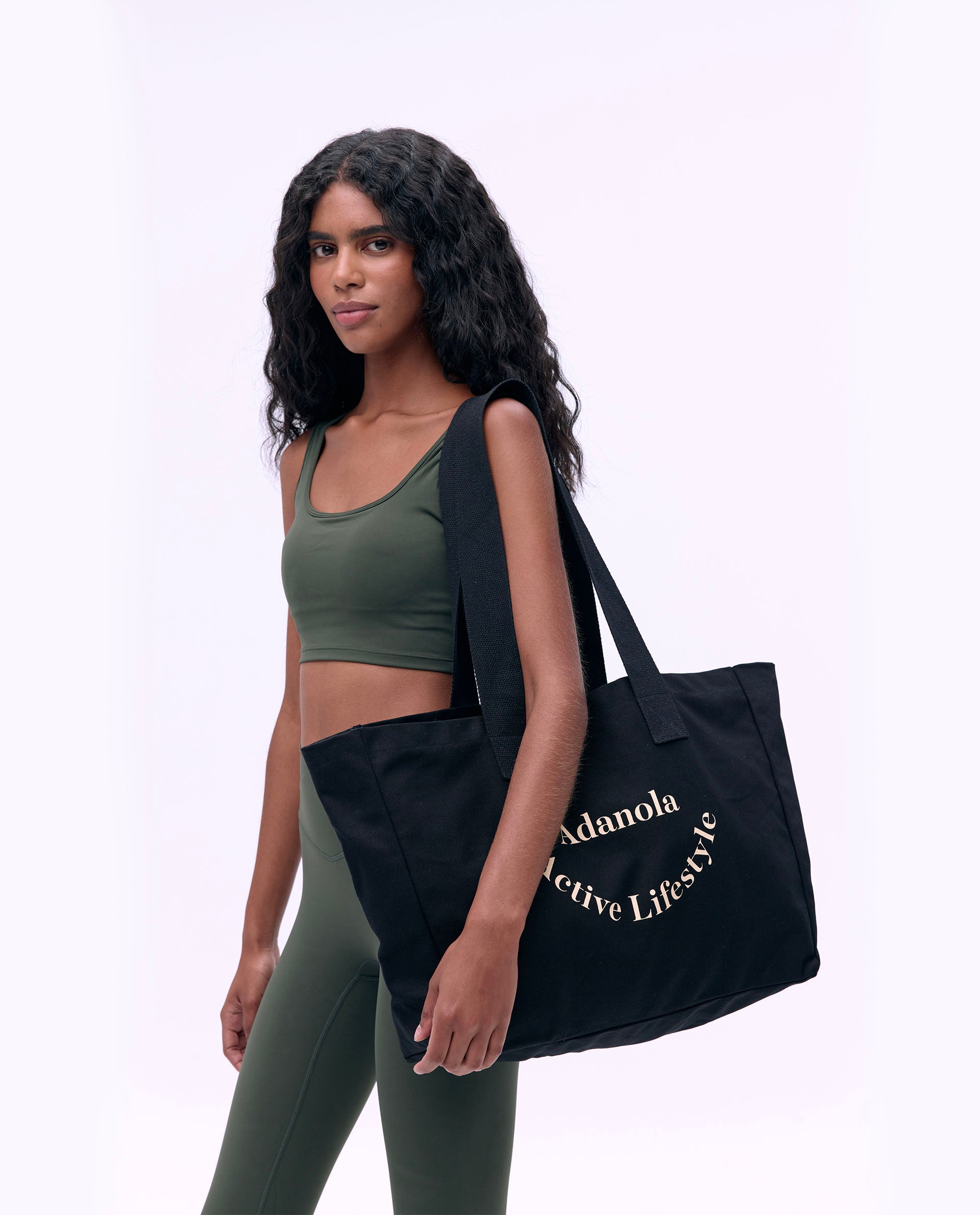 Stylish Active Lifestyle Tote Bag - Black & Nude Color Options | Perfect for Gym, Work, Travel & Everyday Use