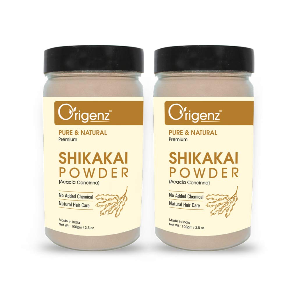 Organic Pure Shikakai Powder for Hair Growth & Scalp Care - Natural Hair Conditioner & Cleanser, Dandruff Control, 100g (Pack of 2) | Acacia Concinna | Ideal for Ayurvedic Hair Wash & DIY Natural Hair Treatments