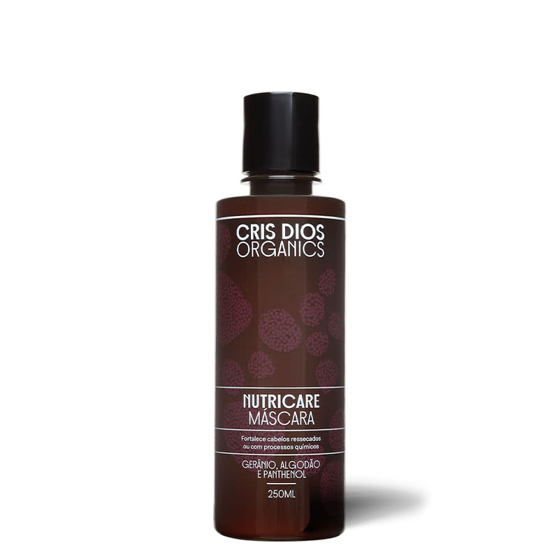 Cris Dios Organics Nutricare 250ml Capillary Hair Mask - Deep Conditioning Treatment for Dry & Damaged Hair - Perfect for Salon & Home Use