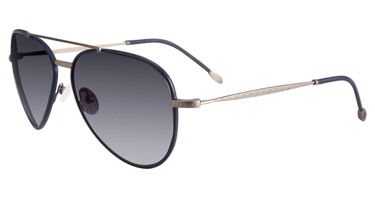 John Varvatos V512 Aviator Sunglasses for Men - Classic Polarized Pilot Shades with UV Protection - Perfect for Driving, Travel & Outdoor Adventures