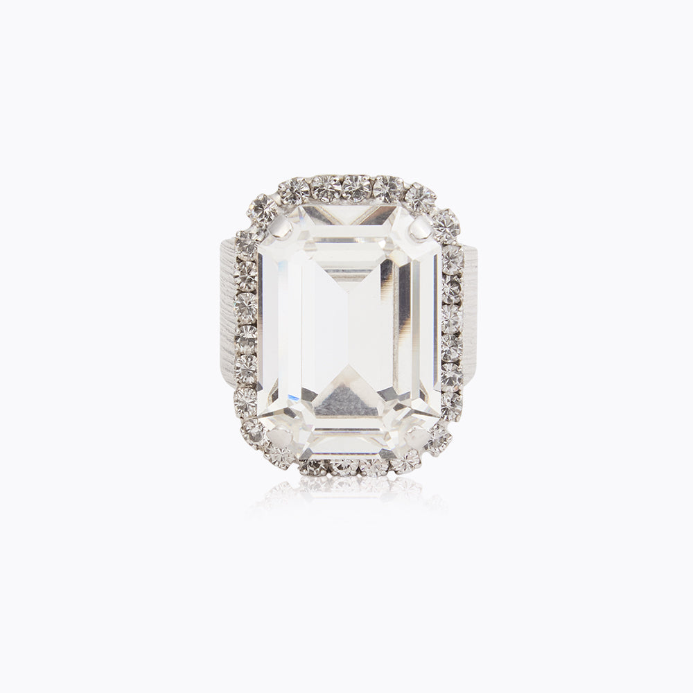 Lydia Crystal Cocktail Ring - Elegant Statement Jewelry for Women | Perfect for Parties, Weddings & Evening Events