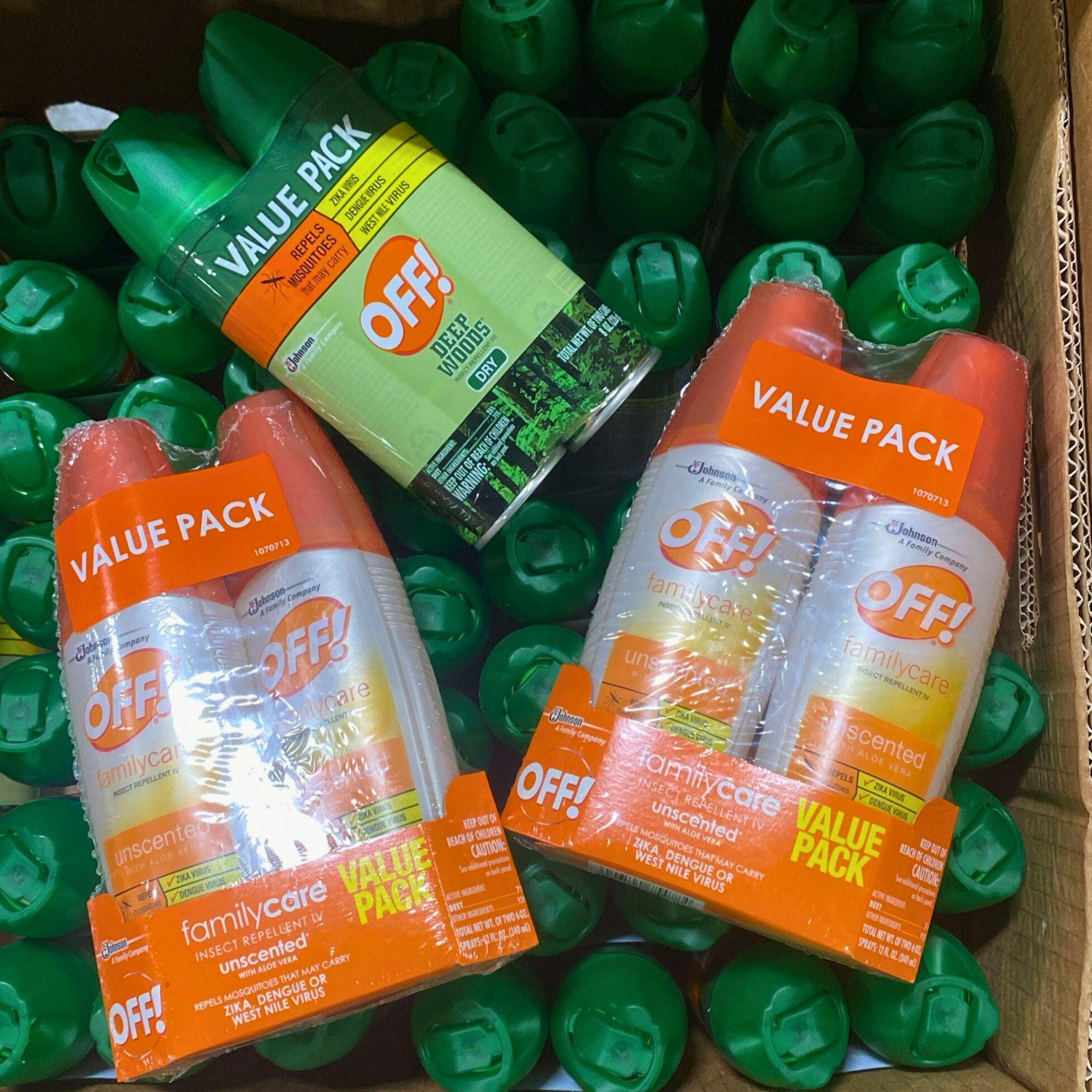 OFF! 2 Packs Assorted Mosquito Repellent Wipes & Sprays (45 Pcs) - Outdoor Camping, Hiking & Travel Essential Bug Protection