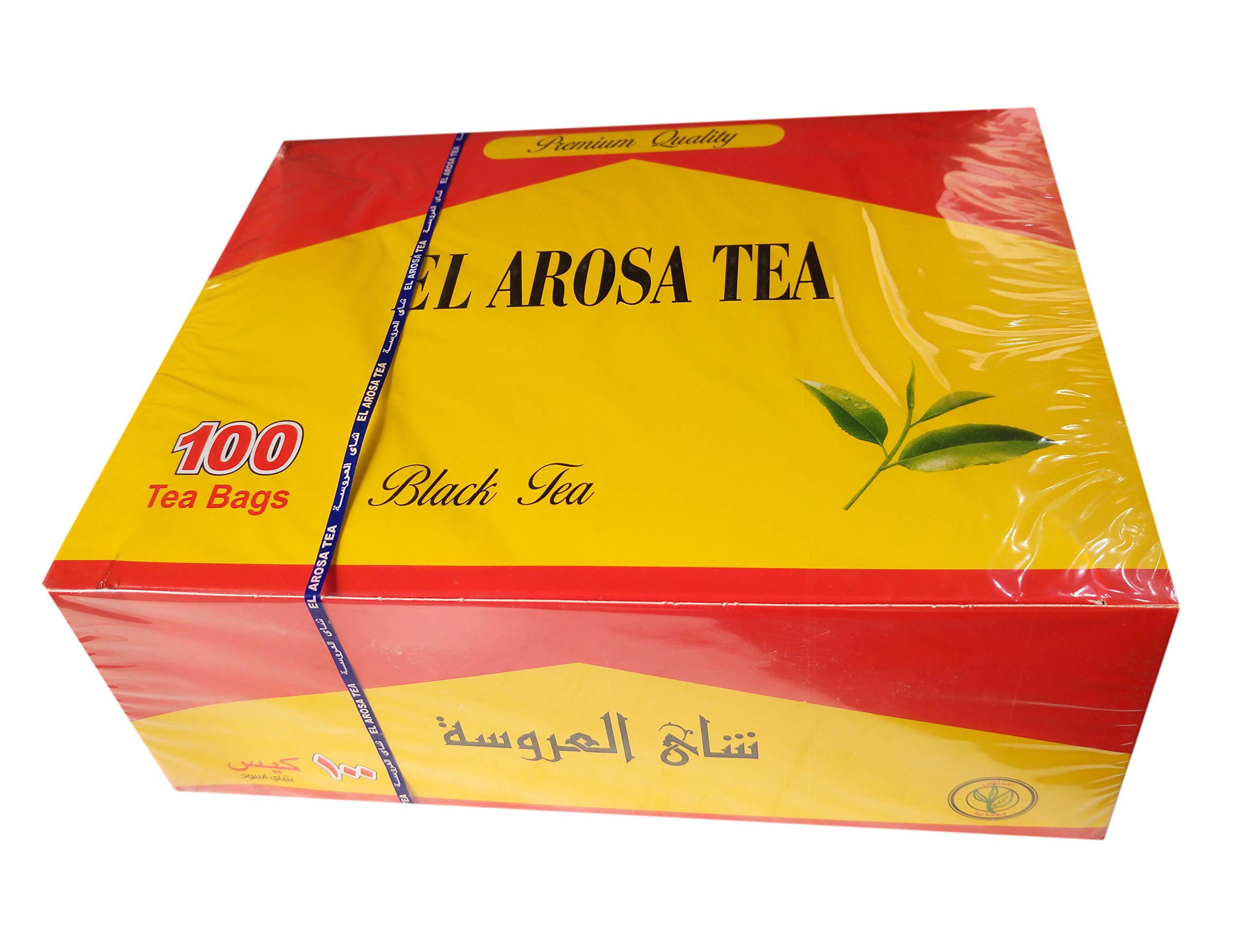 Premium Egyptian El Arosa Kenyan Black Dust Tea Bags - 100 Natural Healthy Tea Bags for Daily Wellness | Perfect for Morning Boost, Afternoon Relaxation & Evening Detox