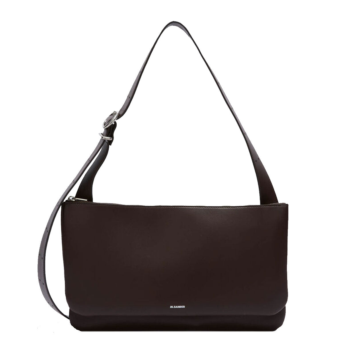Ombra East West Espresso Leather Crossbody Bag - Stylish & Compact for Everyday Use, Travel, and Work