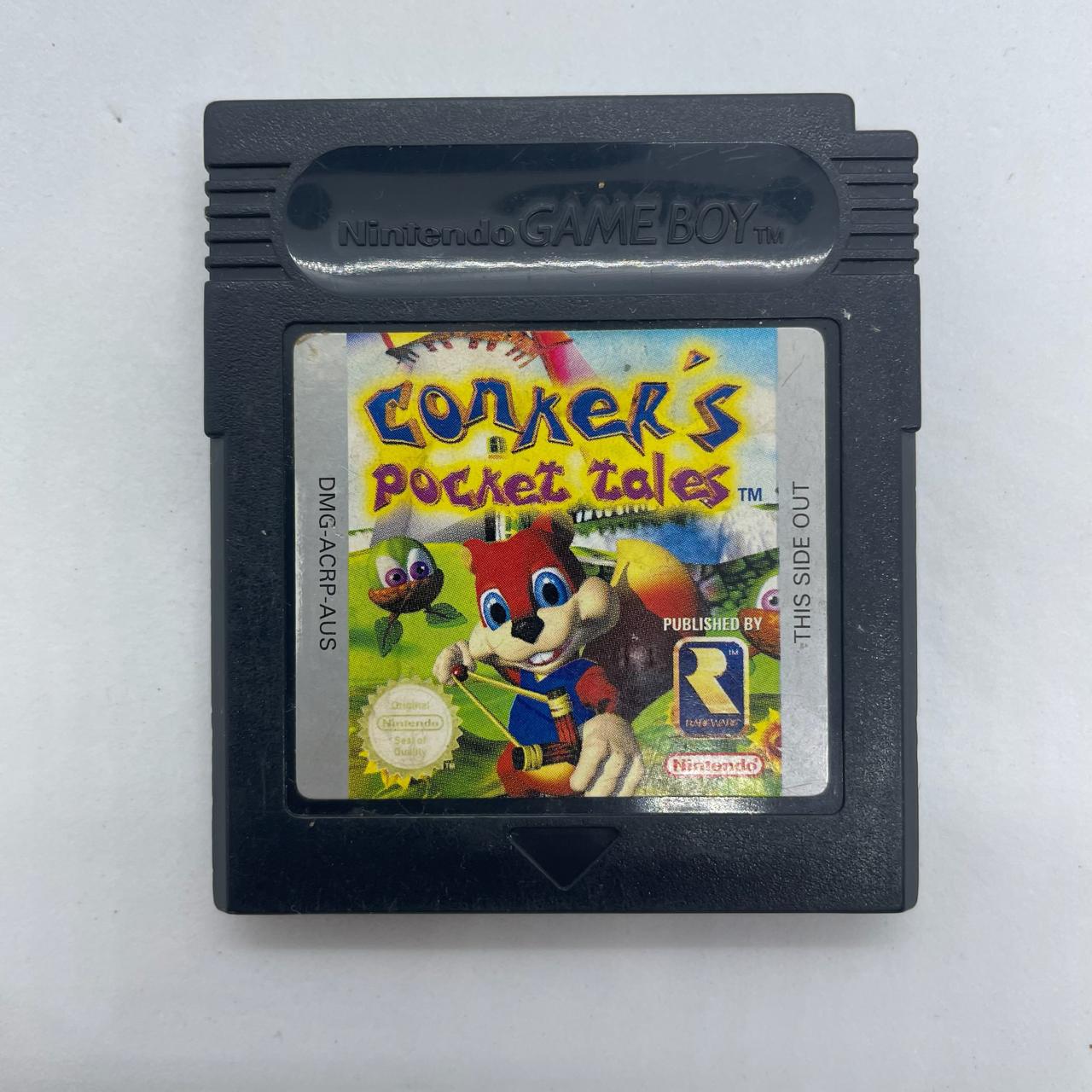 Original Conkers Pocket Tales Game Cartridge for Nintendo Gameboy - Classic Retro Gaming, Collectible & Fun for Kids & Adults - Perfect for Travel, Parties & Nostalgic Gaming Sessions