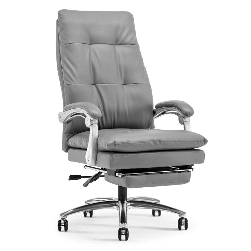 Ergonomic PU Leather Office Chair - Adjustable Reclining Executive Desk Chair with Lumbar Support for Home & Business Use, Comfortable Computer Chair for Bosses & Professionals (Brown) - Perfect for Home Office, Gaming & Conference Rooms